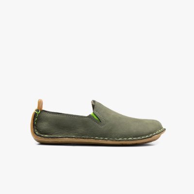 Chaussure Casual Vivobarefoot Ababa Cuir Enfant - Vert ZGD732186
